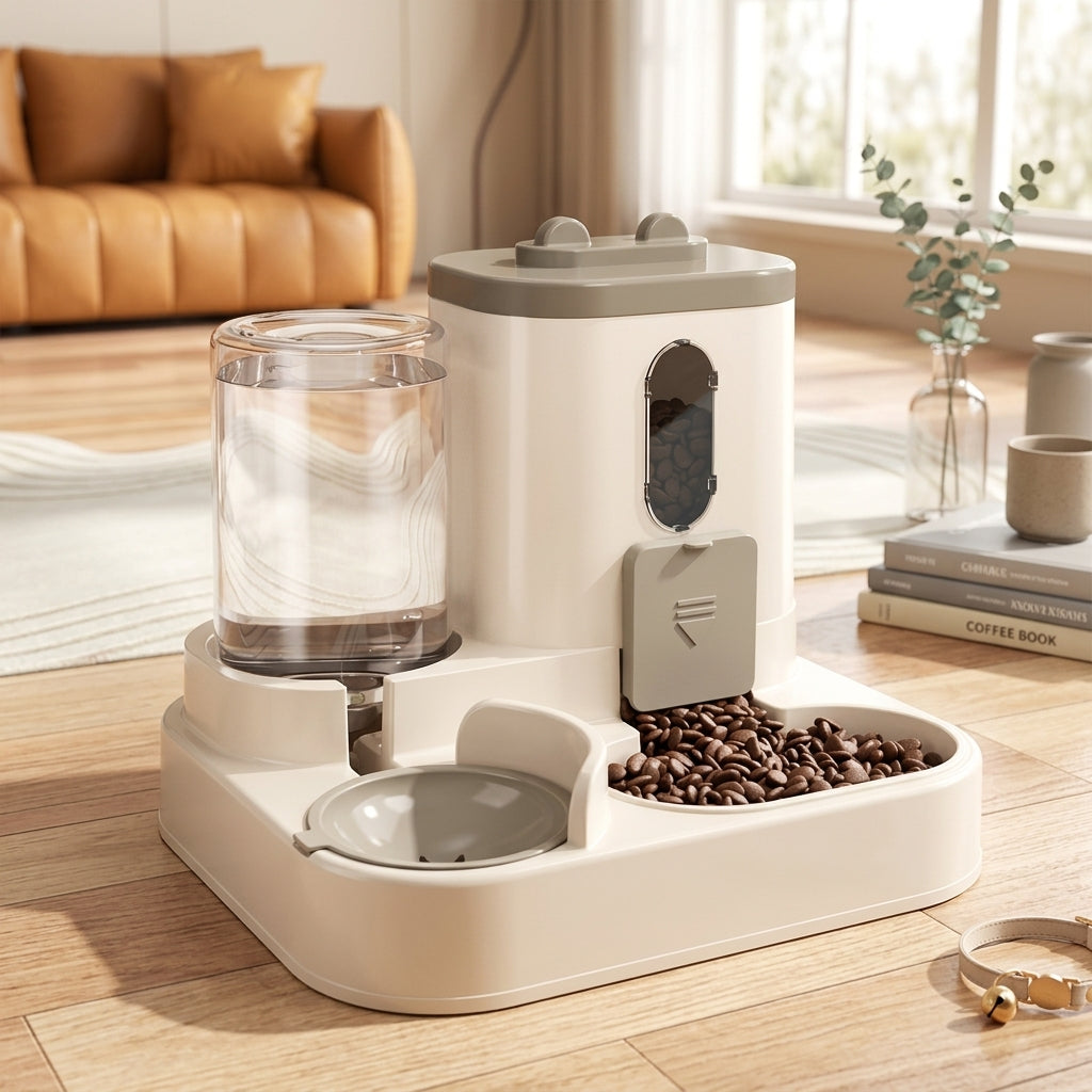 Comida y agua fresca para tu mascota, incluso cuando no estás en casa